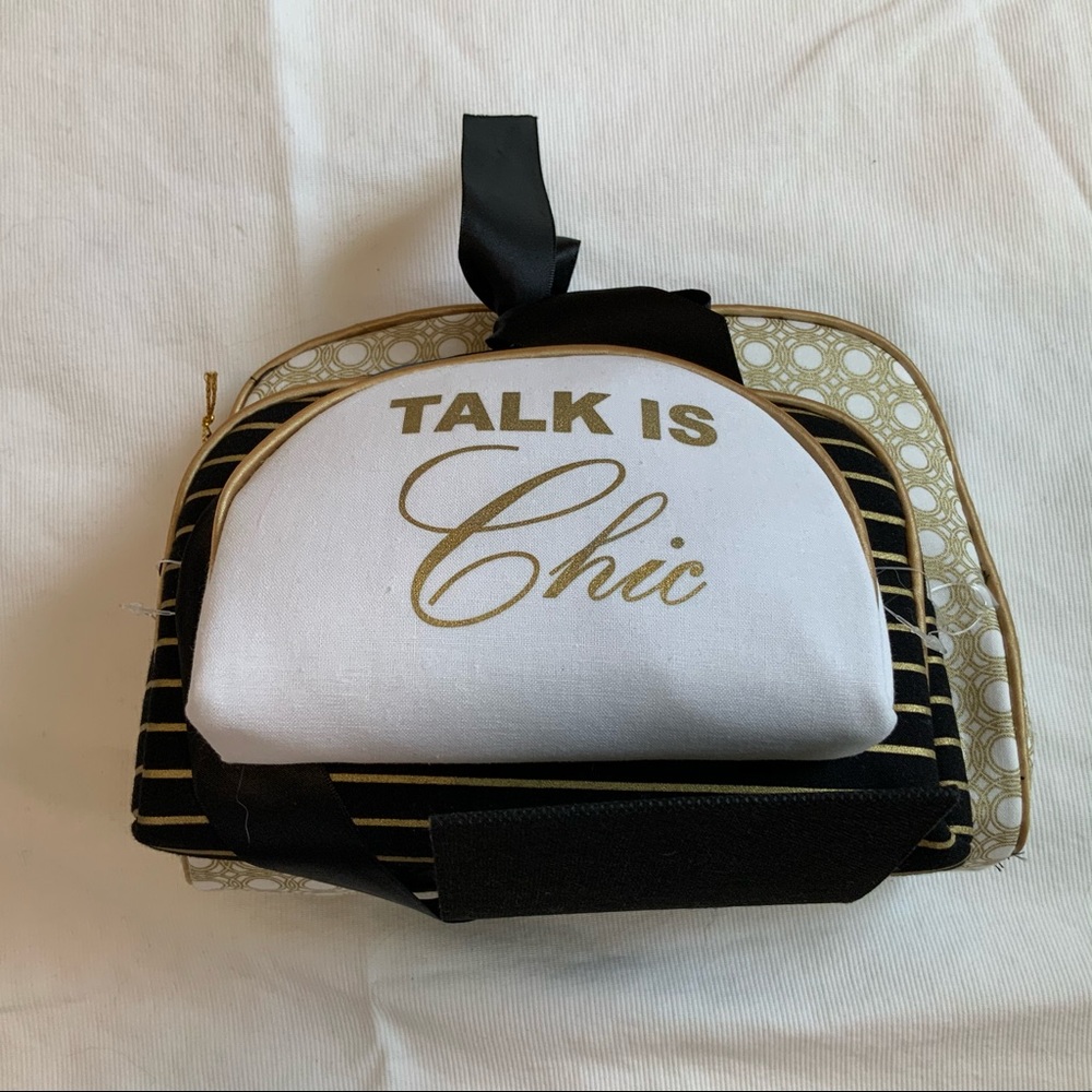 Cosmetic make-up pouch / bags. 3 pouches